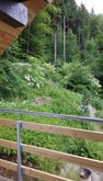 Blick vom Balkon Schlafraum
